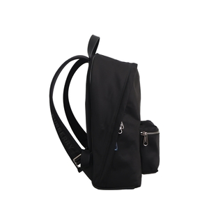 Nylon Logo Backpack Black, view 4