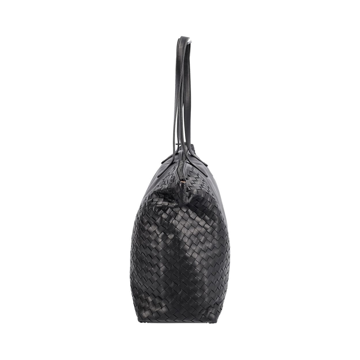 BOTTEGA VENETA Intrecciato Large Tote Black | Luxity