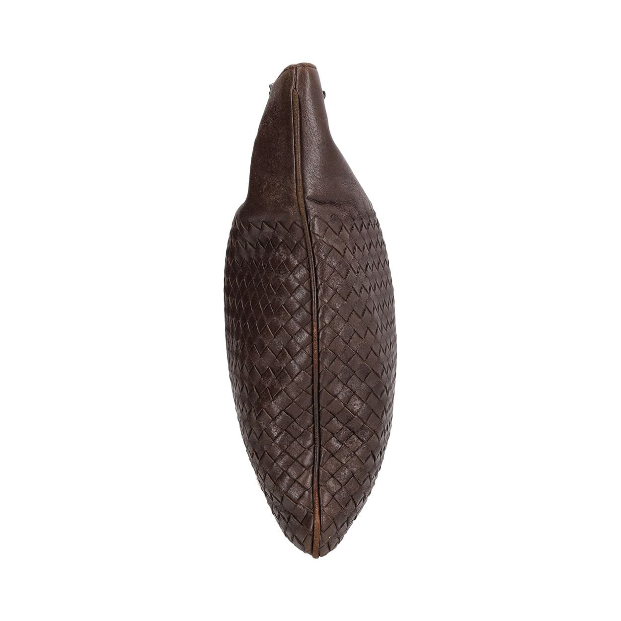BOTTEGA VENETA Vintage Leather Intrecciato Shoulder Bag Brown | Luxity