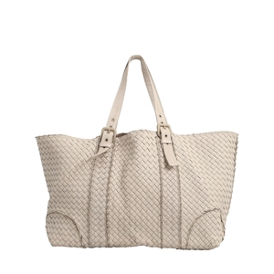 Intrecciato Large Hobo Off White
