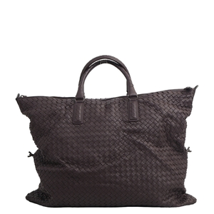 Intrecciato Convertible Large Tote Purple, view 4