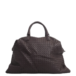 Intrecciato Convertible Large Tote Purple, view 3