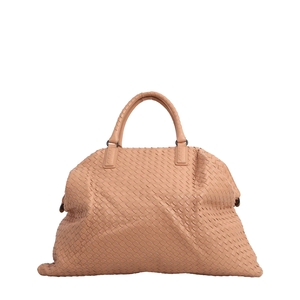 Intrecciato Convertible Large Tote Beige, view 3