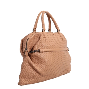 Intrecciato Convertible Large Tote Beige, view 2