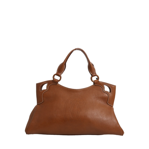 Leather Medium Marcello Bag Brown
