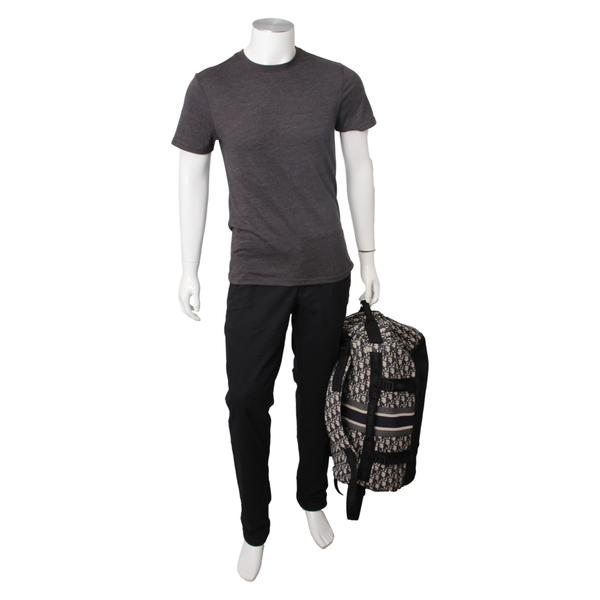 Oblique Jacquard Travel Suitcase/Backpack