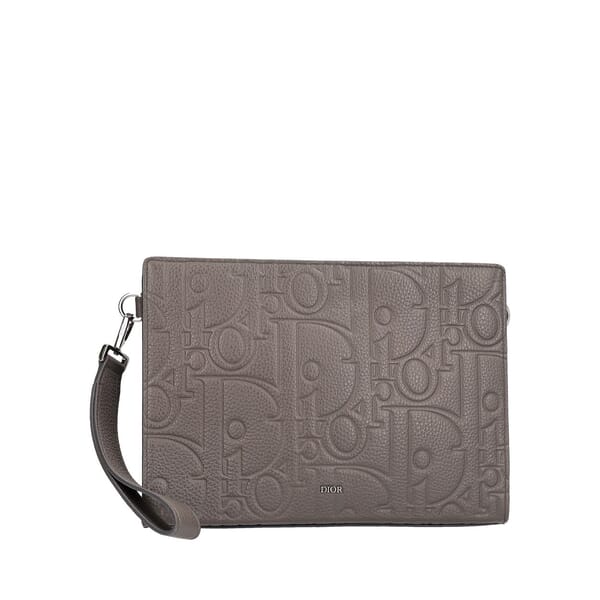 Leather Gravity A5 Triangle Pouch Grey