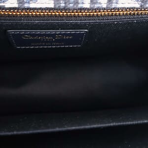 Oblique Jacquard 30 Montaigne Chain Bag Blue, view 8