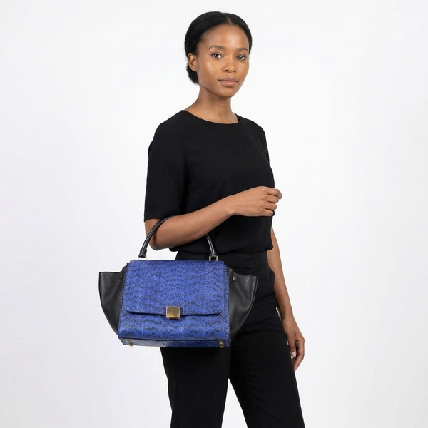 Python Trapeze Bag Blue/Black