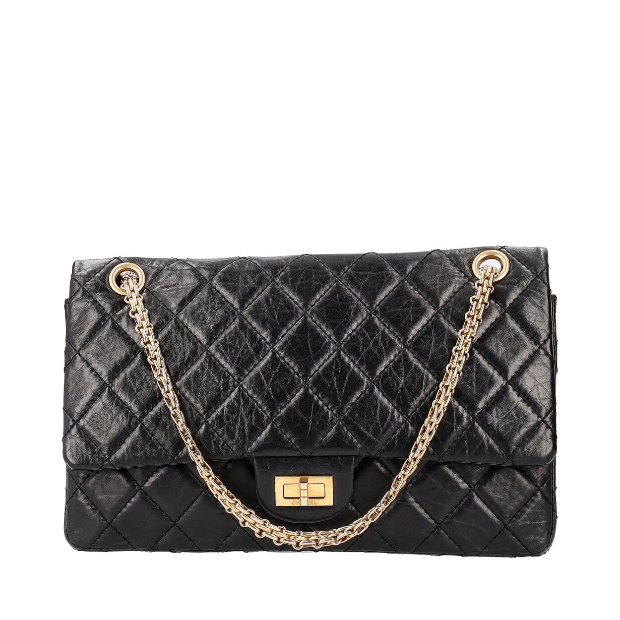 CHANEL Aged Quilted Calfskin 50th Anniversary 2.55 Reissue 225