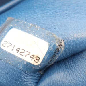 Leather Trendy CC Medium Shoulder Bag Blue, view 9