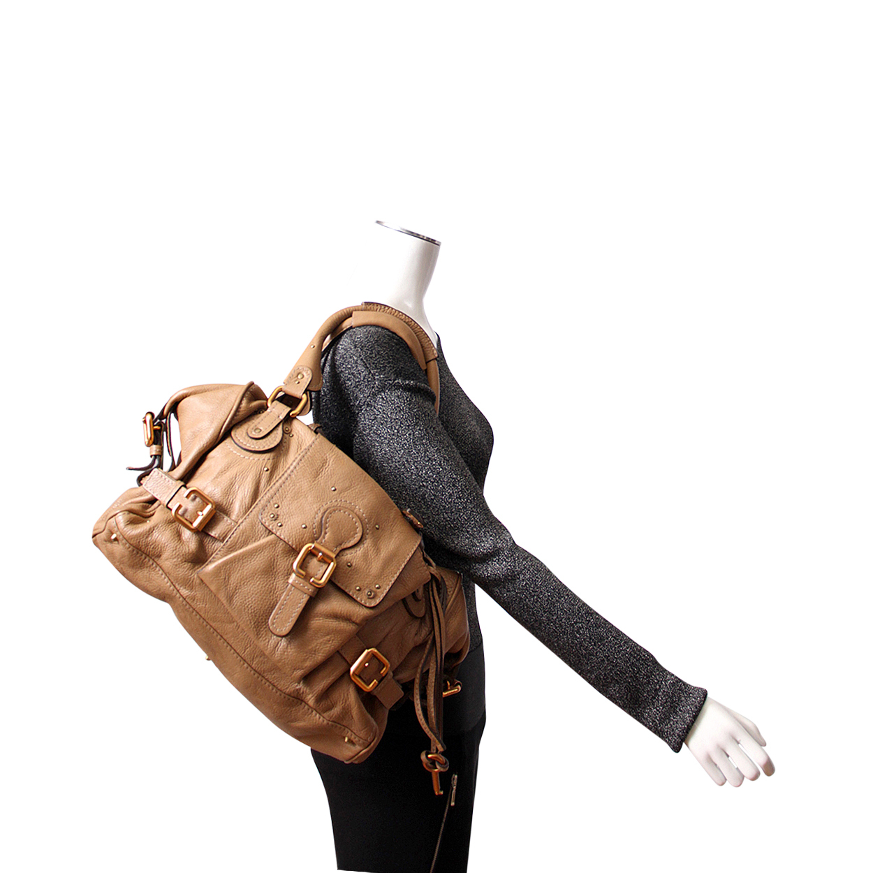 Chloé Paddington Hand Bag Brown Leather Chloé Chloe Paddington Shoulder Bag Leather Brown Auth