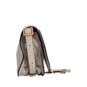 Leather Small Marcie Saddle Stone, view 4