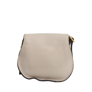 Leather Small Marcie Saddle Stone, view 3