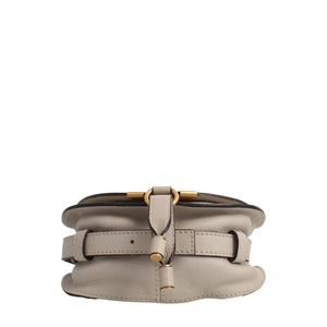 Leather Small Marcie Saddle Stone, view 7