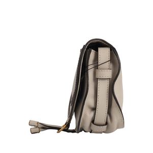 Leather Small Marcie Saddle Stone, view 6