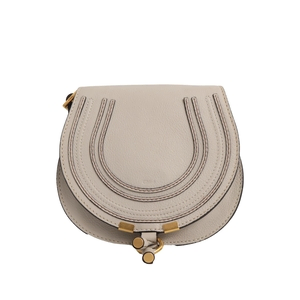 Leather Small Marcie Saddle Stone, view 5