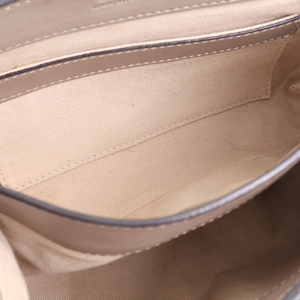 Leather Small Faye Day Shoulder Bag Taupe, view 7