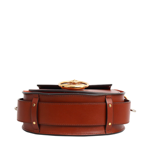 Leather Tess Saddle Bag Brick Red, view 6