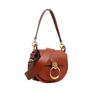 Leather Tess Saddle Bag Brick Red, view 2