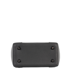 Leather Eloise Small Tote Black, view 6
