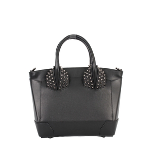 Leather Eloise Small Tote Black, view 3