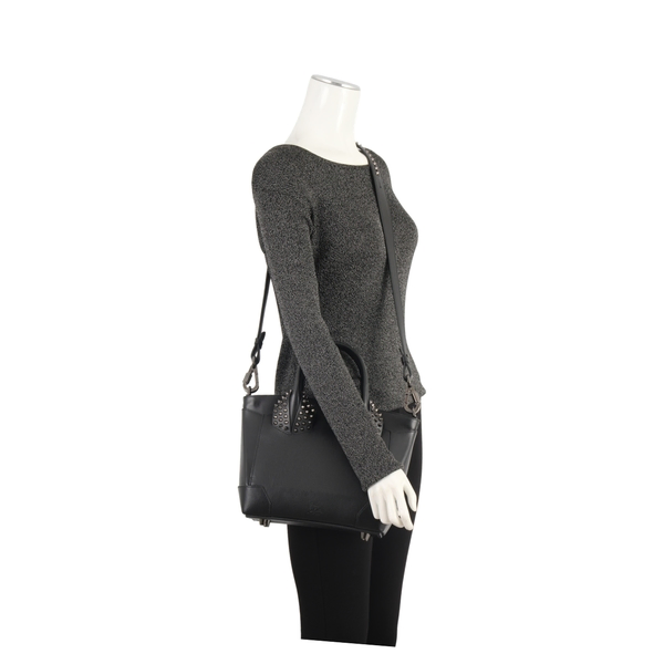 Leather Eloise Small Tote Black