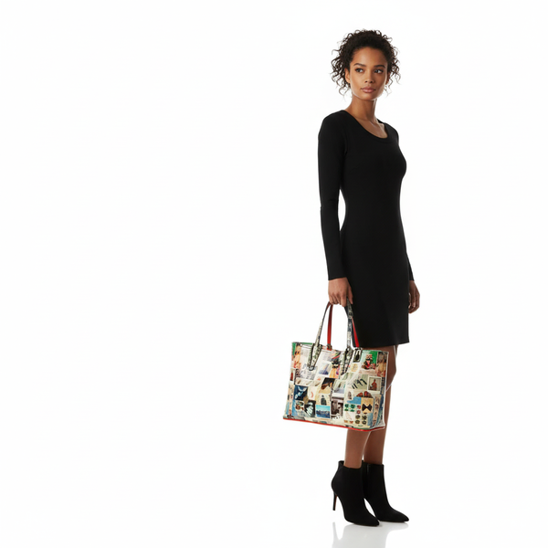 Patent Cabata Tote Multicolour