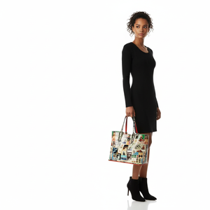 Patent Cabata Tote Multicolour, view 9