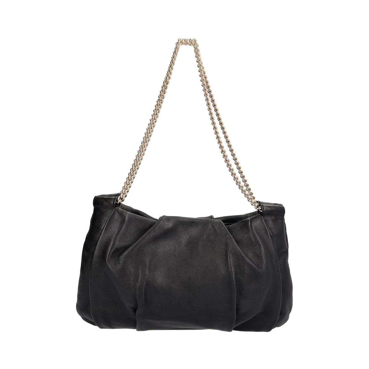 CHRISTIAN LOUBOUTIN Leather Lolita Montone Bag Black | Luxity