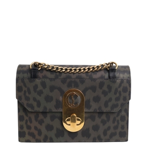 Irridescent Leather Elisa Shoulder Bag Animal Print, view 5