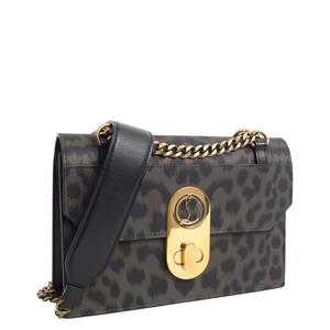 Irridescent Leather Elisa Shoulder Bag Animal Print, view 2
