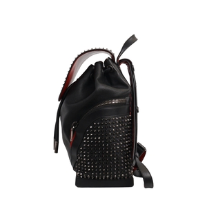 Leather Explorafunk Backpack Black, view 4