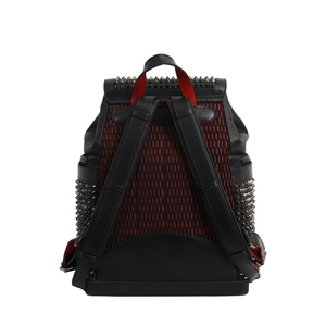 Leather Explorafunk Backpack Black, view 3