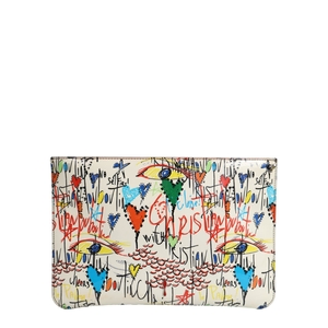 Patent Graffitti Clutch/Shoulder Bag Multicolour, view 4