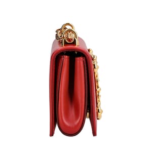 Leather DG Girls Phone Bag Red, view 4