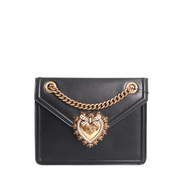 Leather Small Devotion Bag Black