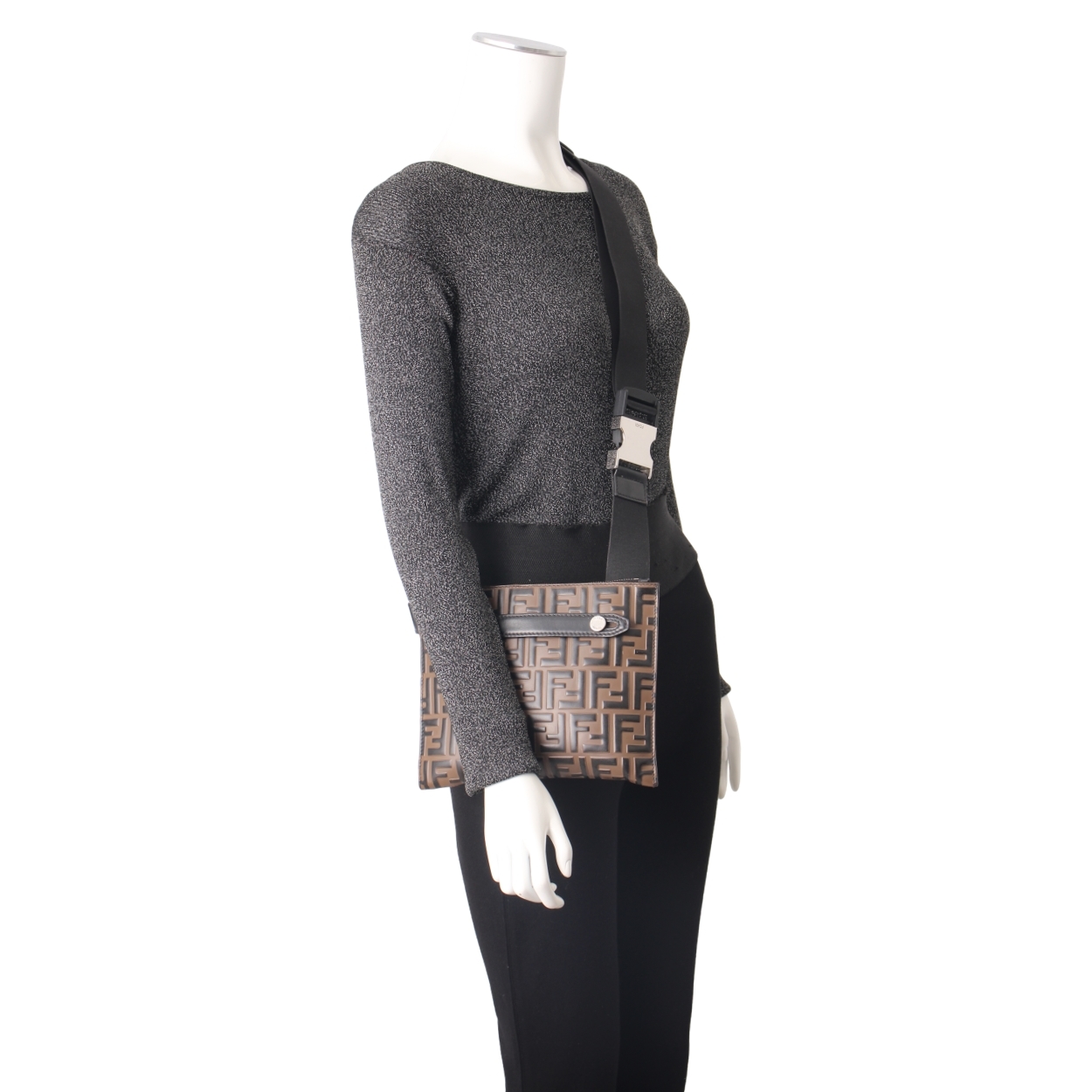 CHRISTIAN DIOR Snake Embossed Mini Lady Dior Bag Black | Luxity