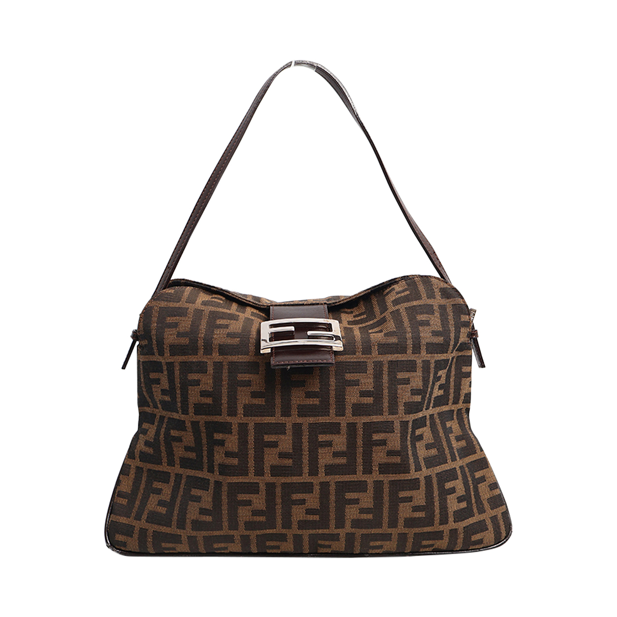 fendi zucca mama baguette tobacco Showcasing iconic zucca canvas construction Fendi Tobacco Zucca Mama Forever
