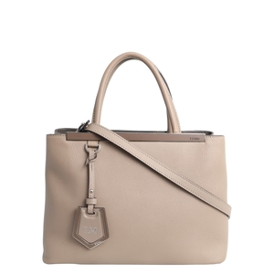 Leather Small 2Jours Tote Dove Grey