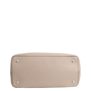 Leather Small 2Jours Tote Dove Grey, view 7