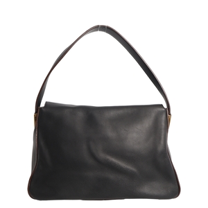 Leather Mama Baguette Shoulder Bag Black, view 3