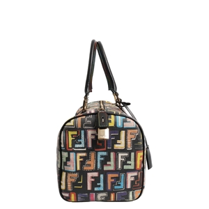 Coated Canvas Zucca Spalmati Forever Shoulder Bag Multicolour, view 6