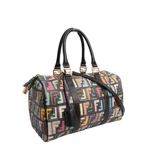 Coated Canvas Zucca Spalmati Forever Shoulder Bag Multicolour, view 2