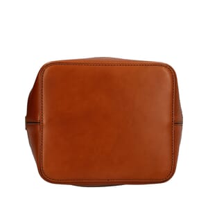 Vinyl/Leather Bucket Bag Tan, view 7