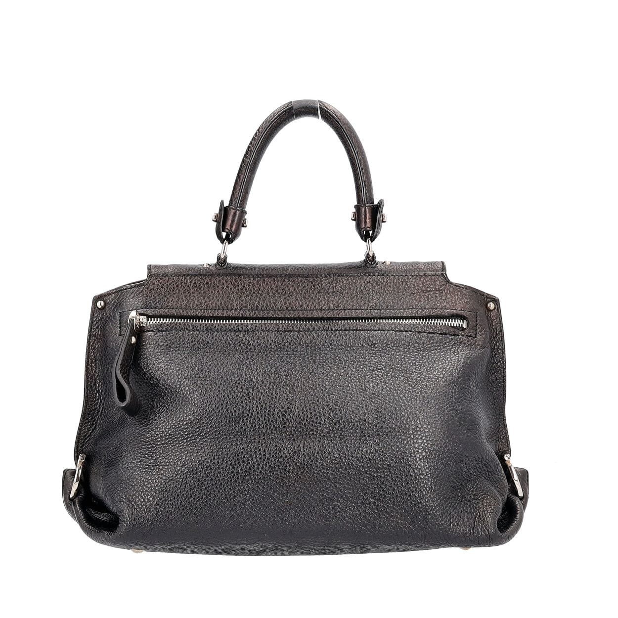 SALVATORE FERRAGAMO Leather Small Sofia Bag Black | Luxity