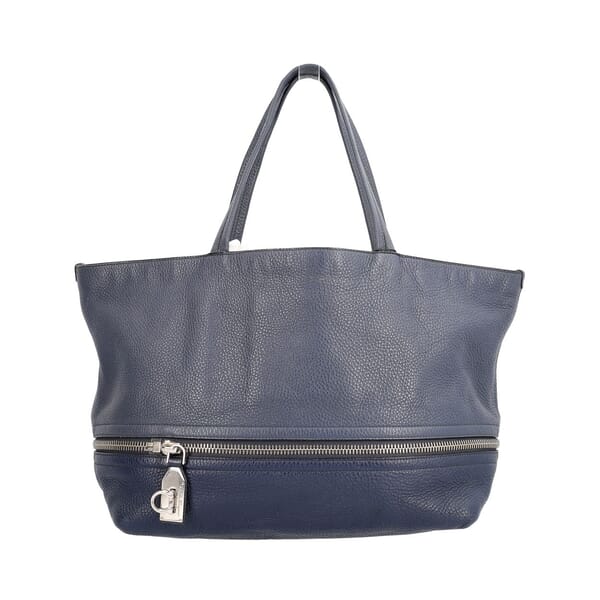 Leather Tote Tricolour