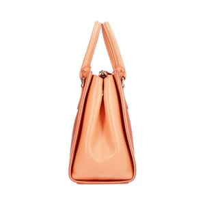 Saffiano Leather Beky Tote Orange, view 7