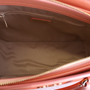 Saffiano Leather Beky Tote Orange, view 8