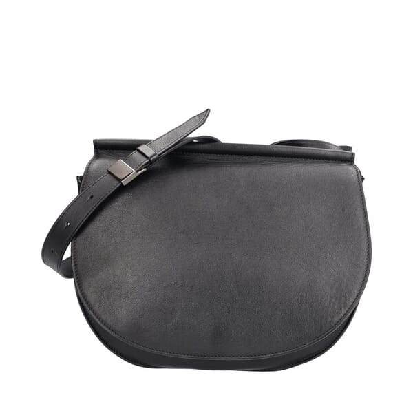 Leather Infinity Bag Black
